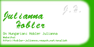julianna hobler business card